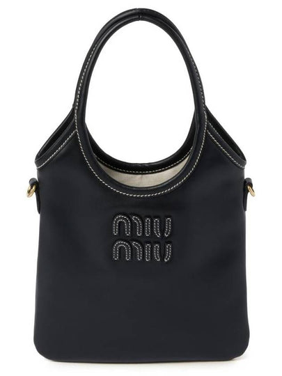 Ivy Leather Tote Bag Black - MIU MIU - BALAAN 2