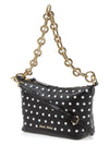 Spirit Studded Shoulder Bag Black - MIU MIU - BALAAN 3