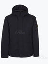 Techno Fabric Hooded Jacket Black - STONE ISLAND - BALAAN 2