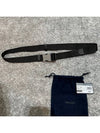 logo casual belt black - PRADA - BALAAN.