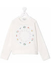 Kids Floral Embroidery Sweatshirt 602645 SQJE7 9100 - STELLA MCCARTNEY - BALAAN 1