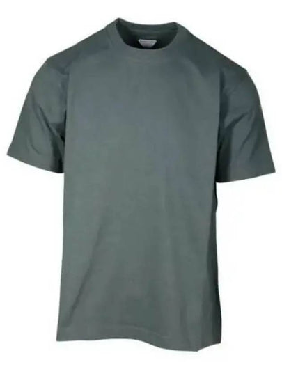 Cotton Short Sleeve T-Shirt Green - BOTTEGA VENETA - BALAAN 2