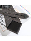 GG Dot Pattern Silk Tie Black - GUCCI - BALAAN 8