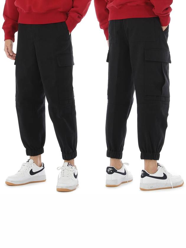 Men's Cargo JoGGer Pants Black - AMI - BALAAN 2