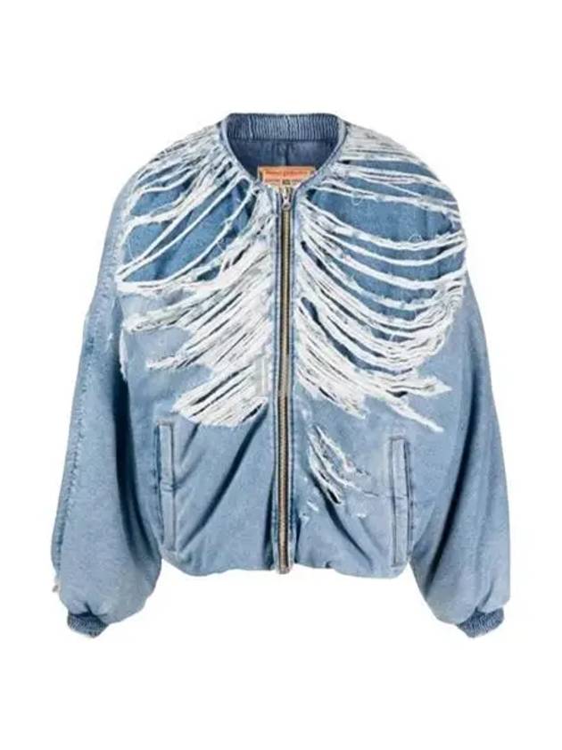 Men's D-Day-C Denim Jacket Light Blue - DIESEL - BALAAN 2