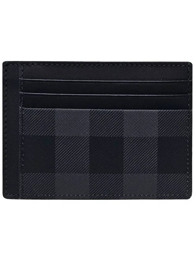 Check Money Clip Card Wallet Grey - BURBERRY - BALAAN 3