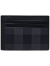 Check Money Clip Card Wallet Grey - BURBERRY - BALAAN 3