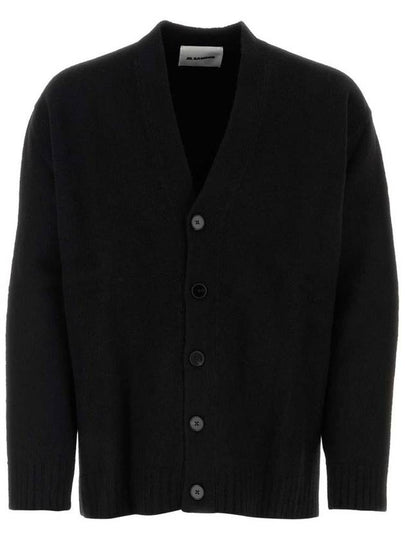 Voile Wool Cardigan Black - JIL SANDER - BALAAN 2