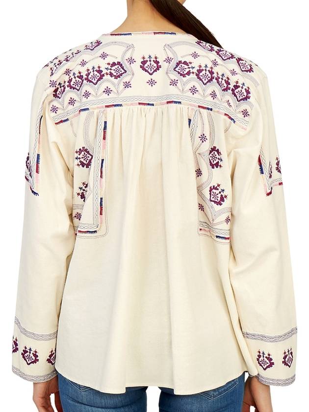 HT2231 22P041E 23EC Women s Embroidery Blouse - ISABEL MARANT - BALAAN 6