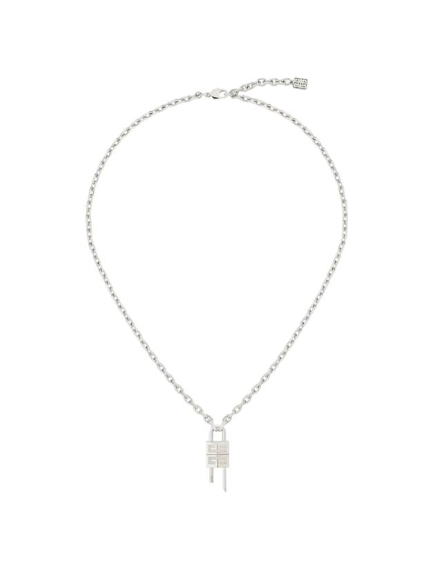 Mini Rock Metal Necklace Silver - GIVENCHY - BALAAN 1