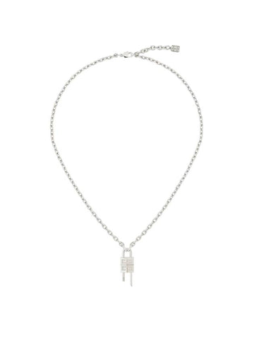 Mini Rock Metal Necklace Silver - GIVENCHY - BALAAN 1