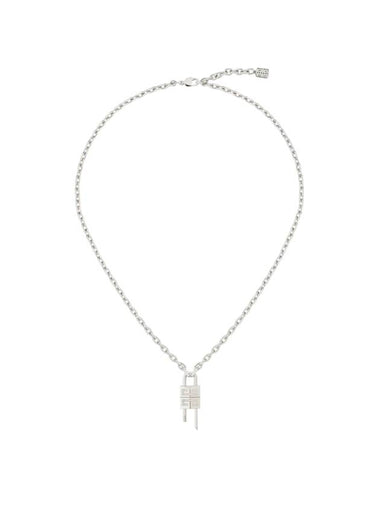 Mini Rock Metal Necklace Silver - GIVENCHY - BALAAN 1