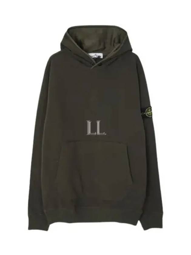 Compass Logo Patch Hoodie Olive - STONE ISLAND - BALAAN 2