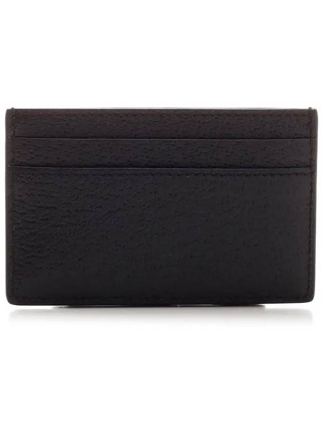 Gold Hardware GG Marmont Card Wallet Black - GUCCI - BALAAN 3