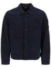 Cotton Linen Over Long Sleeve Shirt Navy - CP COMPANY - BALAAN 2