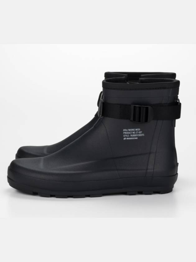 810s Mark Middle Rain Boots Charcoal - MOONSTAR - BALAAN.