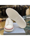 Men's Cotton Canvas Tennis Sneakers White - THOM BROWNE - BALAAN.