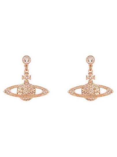 Mini Bas Relief Drop Earrings Rose Gold - VIVIENNE WESTWOOD - BALAAN 2