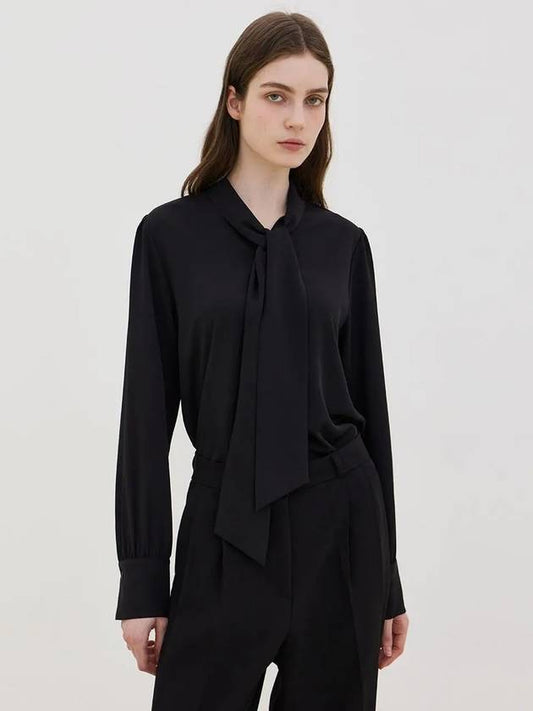 Twoway Tie Blouse Black - LESEIZIEME - BALAAN 2