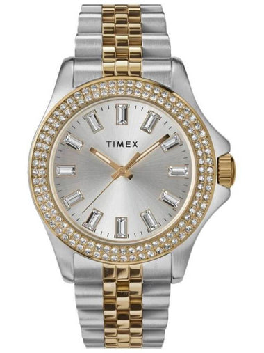 Timex Kaia Quartz Crystal Silver Dial Ladies Watch TW2V80100VQ - TIMEX - BALAAN 1