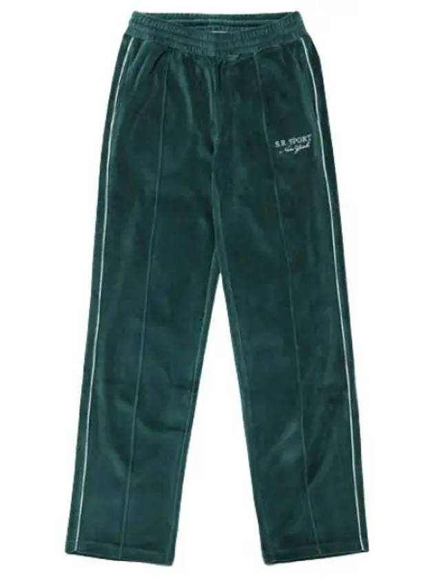 Sports Velor Track Pants Men Training - SPORTY & RICH - BALAAN 1