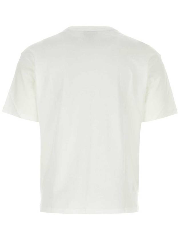 Logo Detail Crewneck Short Sleeve T-Shirt White - A.P.C. - BALAAN 3