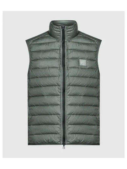 Chamber R Nylon Down Vest Musk Green - STONE ISLAND - BALAAN 2