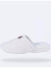 RWB Tab Shearling Slippers White - THOM BROWNE - BALAAN 2