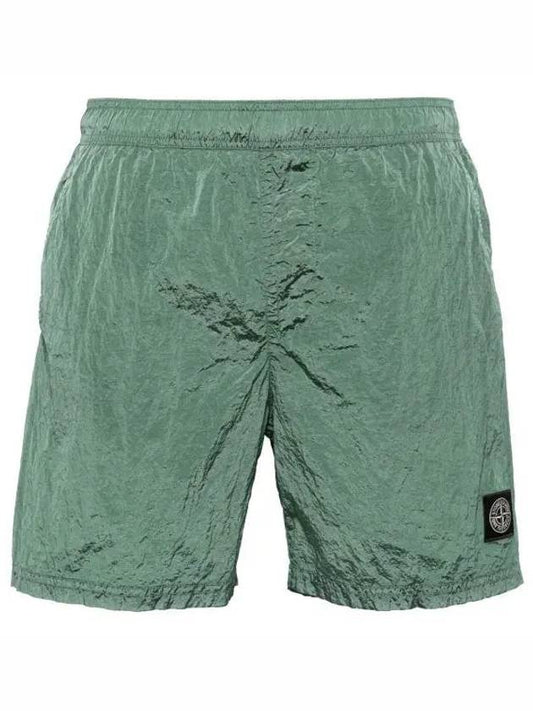 Nylon Metal Swimming Trunk Shorts Green - STONE ISLAND - BALAAN 2