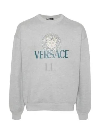 Medusa Head Print Sweatshirt Grey - VERSACE - BALAAN 2