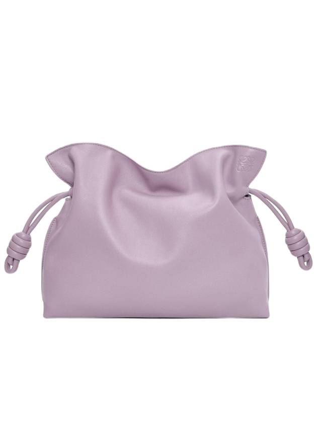 Flamenco Nappa Calfskin Clutch Bag Purple - LOEWE - BALAAN 2