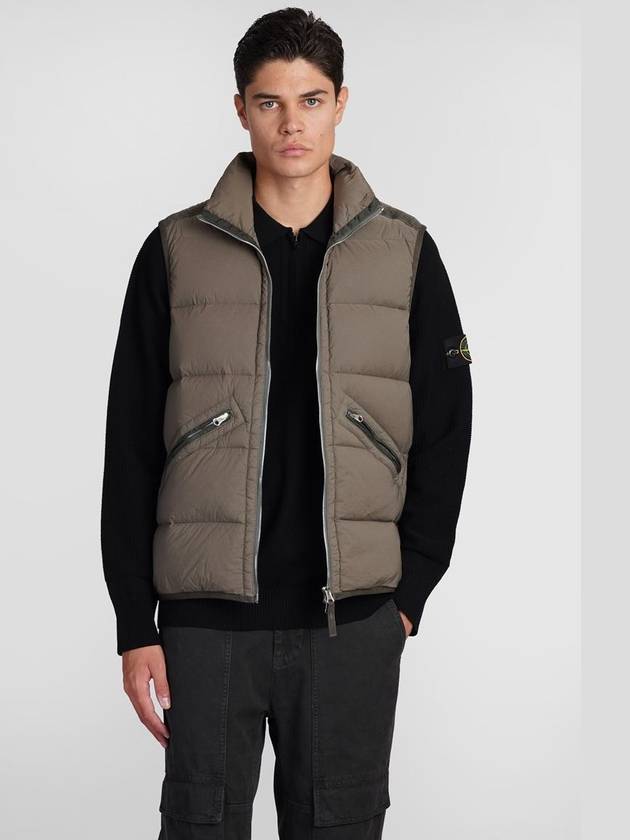 Seamless Tunnel Nylon Down Vest Green - STONE ISLAND - BALAAN 2