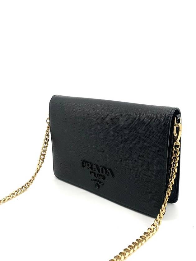 Saffiano Monochrome Mini Cross Bag 1BP018 - PRADA - BALAAN 4