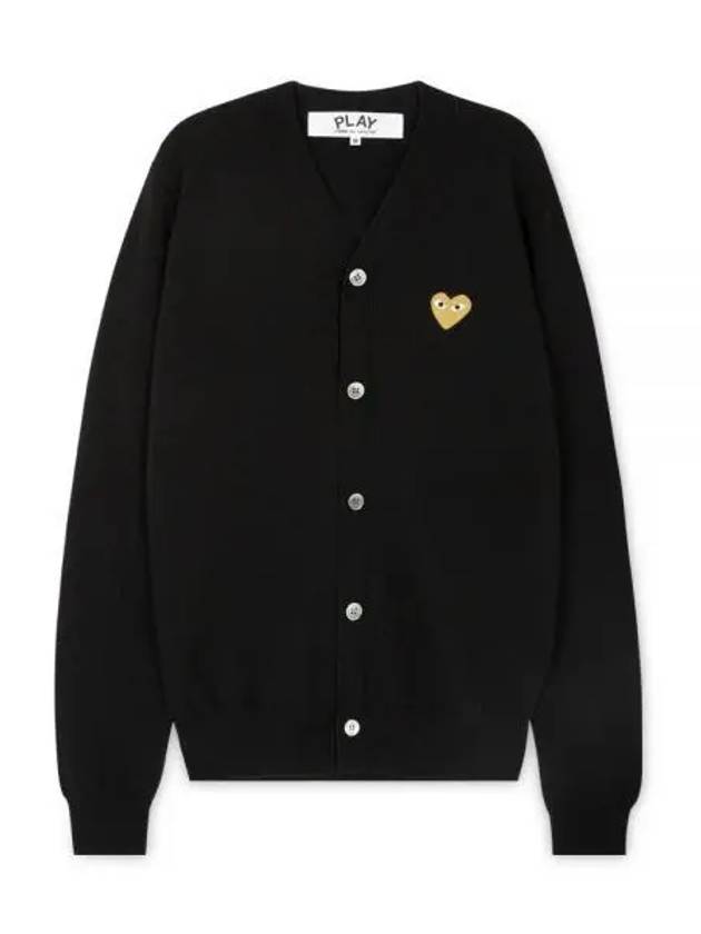 Play Gold Waffen Cardigan Black - COMME DES GARCONS - BALAAN 2