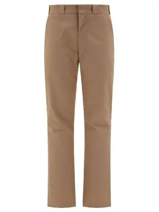 LOGO PATCH COTTON CHINO PANTS - GALLERY DEPT. - BALAAN 1