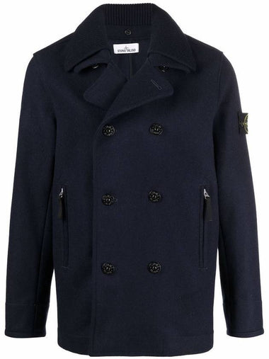 Waffen Patch Double Coat Marine Blue - STONE ISLAND - BALAAN 1