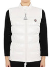 Moncler Women s ALCIBIA Logo Patch Padded Vest White 1A00066 597EU 034 - MONCLER - BALAAN 2