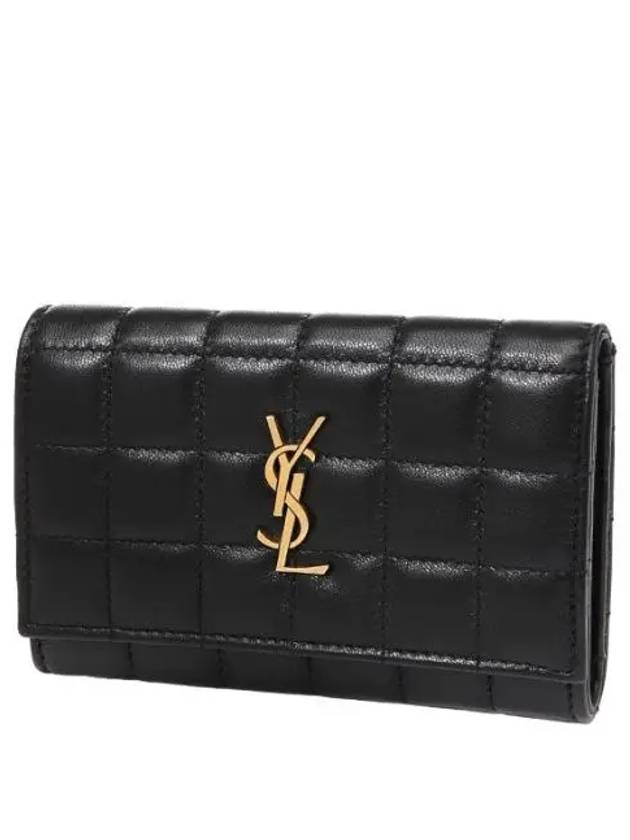 Quilted Chandelier Matelasse Carre Small Wallet Women - SAINT LAURENT - BALAAN 1