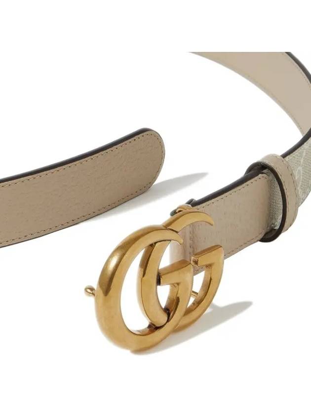 GG Marmont Supreme Belt Beige - GUCCI - BALAAN 8