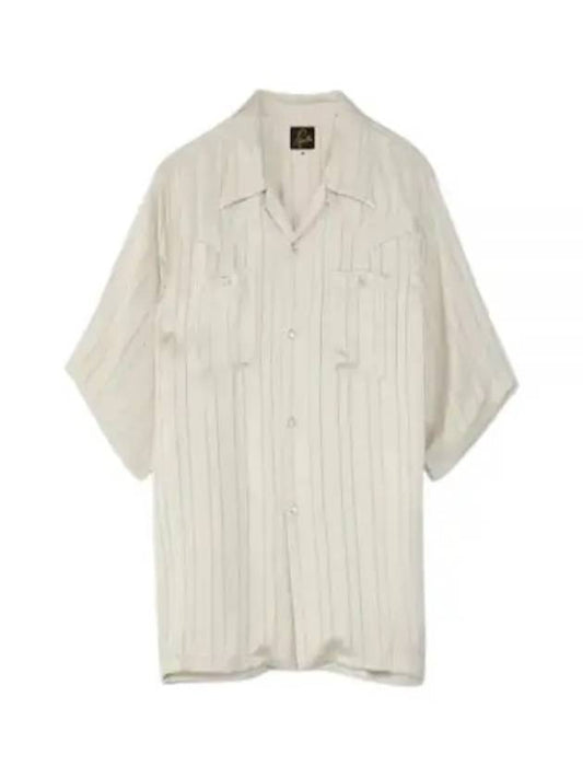 SS Cowboy OneUp Shirt BEIGE OT202 One Up Short Sleeve - NEEDLES - BALAAN 1