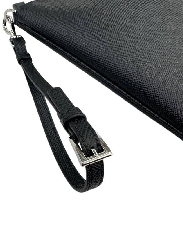 24SS Triangle Logo Saffiano Strap Clutch 2NH0232 - PRADA - BALAAN 5