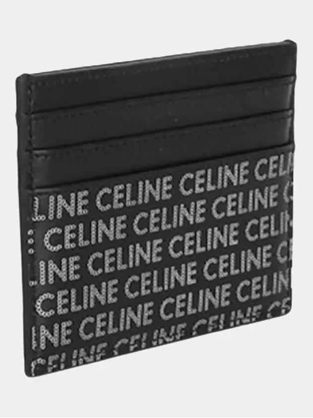 Lettering Logo Card Wallet Black - CELINE - BALAAN 5