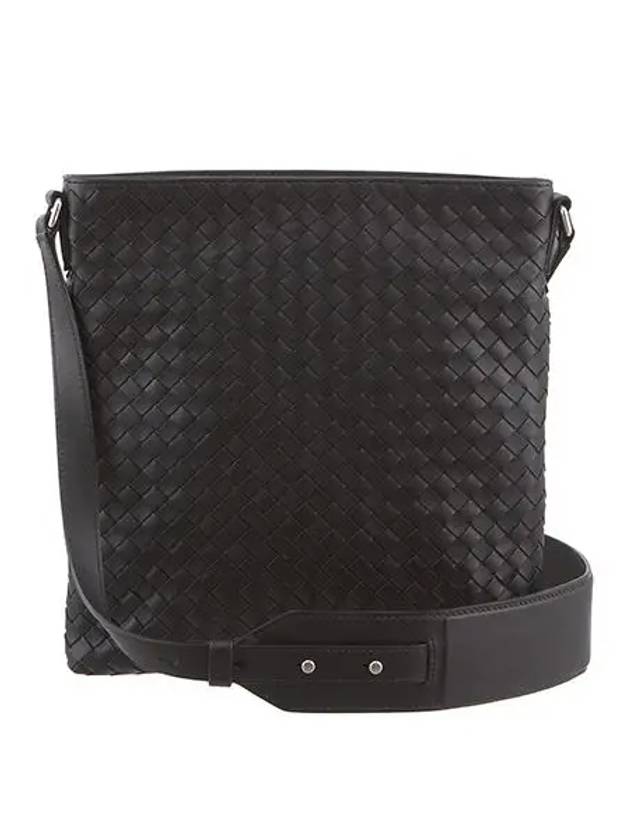 Intrecciato Cross Bag Black - BOTTEGA VENETA - BALAAN 3