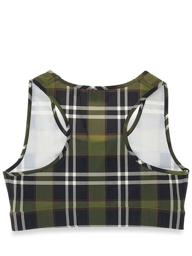 Check Crop Top Sleeveless - BURBERRY - BALAAN 3