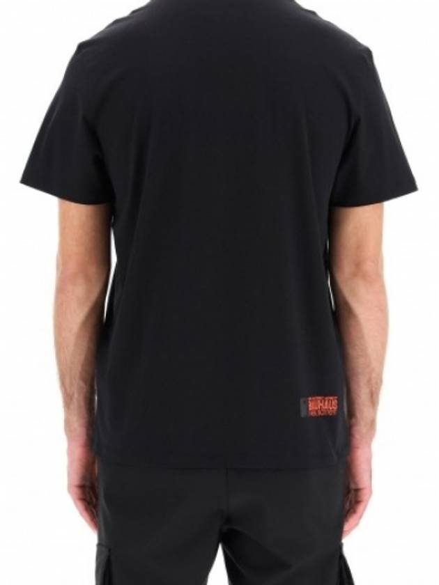 Men's Short Sleeve TShirt Black PBJT917A Q539S - NEIL BARRETT - BALAAN 4