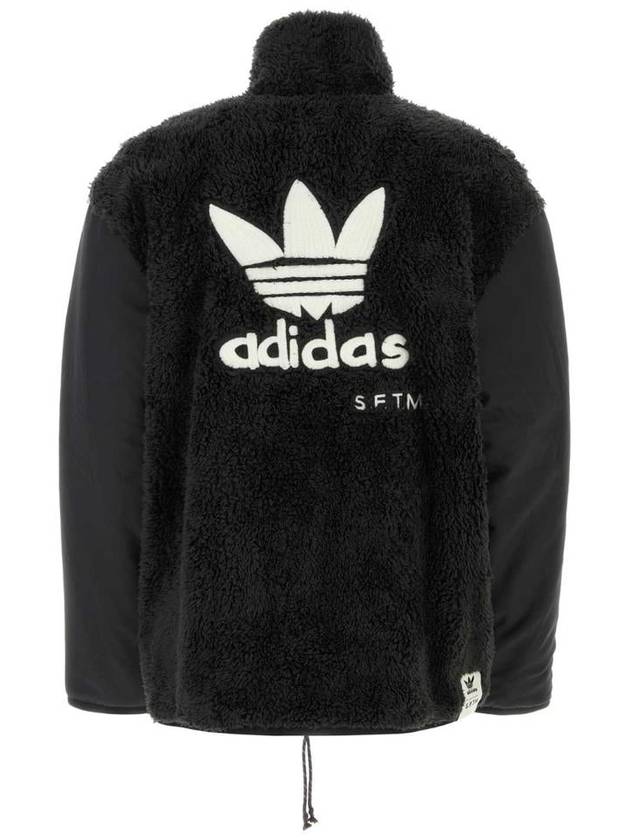 Fleece Zip-Up Jacket Black - ADIDAS - BALAAN 3