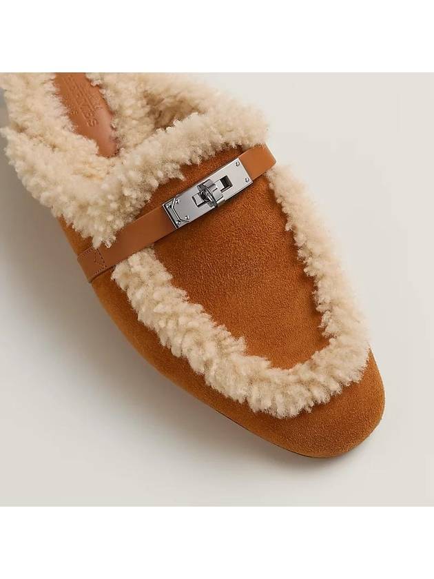 Oz Goatskin Mule Natural - HERMES - BALAAN 5