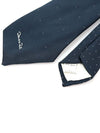 Navy polyester dot pattern tie - OSCAR DE LA RENTA - BALAAN 4