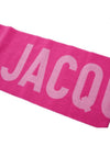 Lecharpe Fringe Logo Virgin Wool Muffler Pink - JACQUEMUS - BALAAN 7