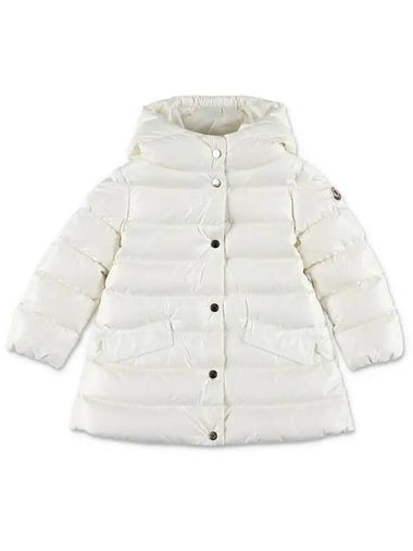 Moncler Baby IBIDA Hooded Down Coat White - MONCLER - BALAAN 1